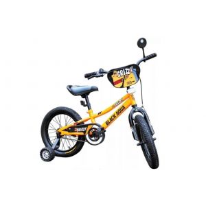 Велосипед двухколесный 16" Black Aqua "Crizzy" (оранжевый неон)