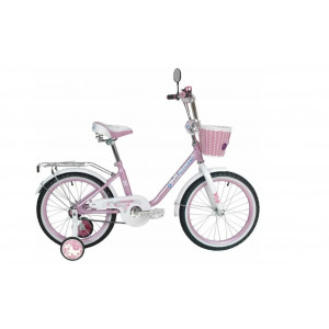 Велосипед двухколесный 16 "Black Aqua Princess" (розовый-белый)