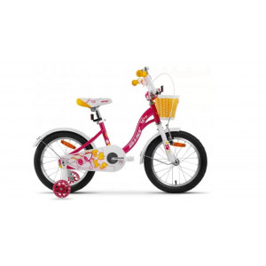 Велосипед двухколесный 16" AIST Skye с корзинкой (розовый)
