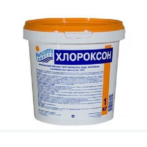 Химия для бассейна "Хлороксон" (ведро 1 кг) для дезинфекции воды (Арт. ТМ014)