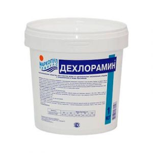 Химия - ДЕХЛОРАМИН Маркопул Кемиклс (1 кг) гранулы для очистки воды (Арт. М13)