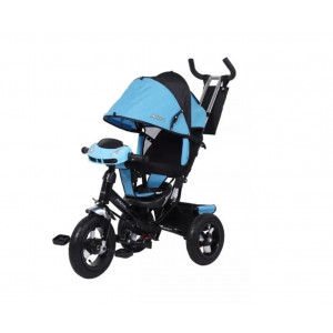 Детский велосипед трехколесный "Comfort " 12*10 AIR CAR (синий меланж)